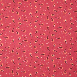 Coated  Cotton EMZA Indian Pink / Peach